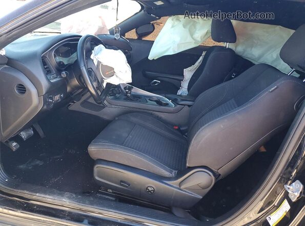 2C3CDZAG3KH571518 2019 DODGE CHALLENGER Черный Вид салона спереди