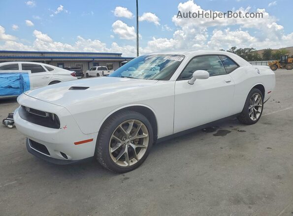 2C3CDZAG3MH596938 2021 DODGE CHALLENGER Белый Передняя левая четверть