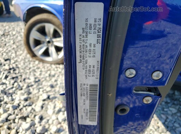 2C3CDZAG4KH752319 2019 DODGE CHALLENGER Синий Вид подкапотного пространства
