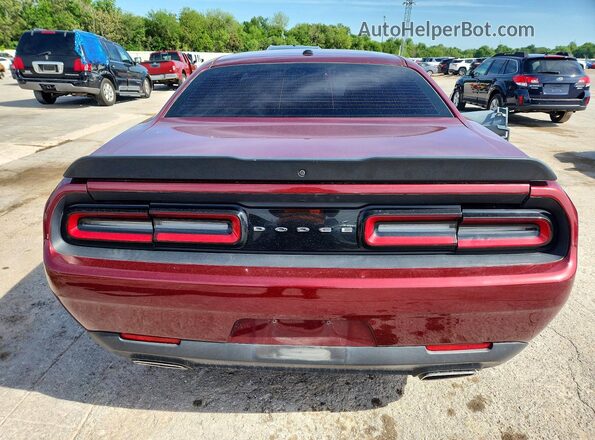 2C3CDZAG4LH152241 2020 DODGE CHALLENGER Red Widok z tyłu