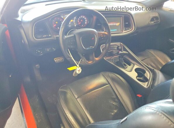 2C3CDZAG5GH321642 2016 DODGE CHALLENGER Orange Widok deski rozdzielczej