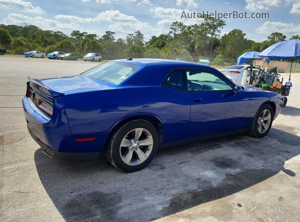 2C3CDZAG5KH733648 2019 DODGE CHALLENGER Blue Tył prawy