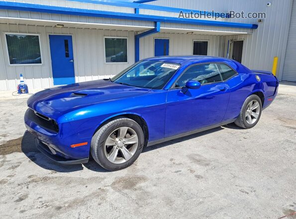 2C3CDZAG5KH733648 2019 DODGE CHALLENGER Blue Przód lewy
