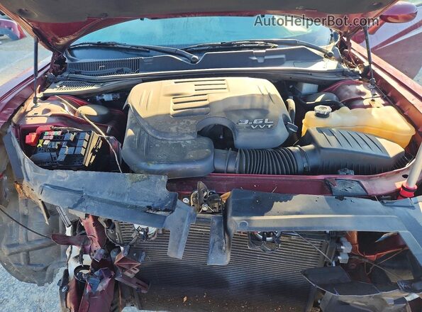 2C3CDZAG5LH146352 2020 DODGE CHALLENGER Бордовый Вид задней части салона