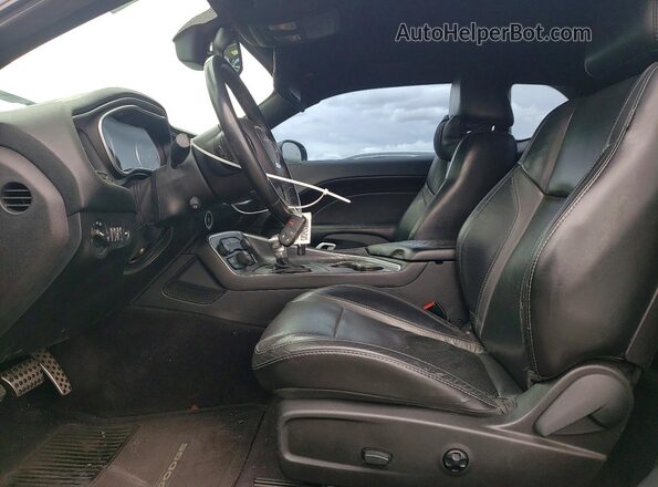 2C3CDZAG6GH236745 2016 DODGE CHALLENGER Серый Вид салона спереди