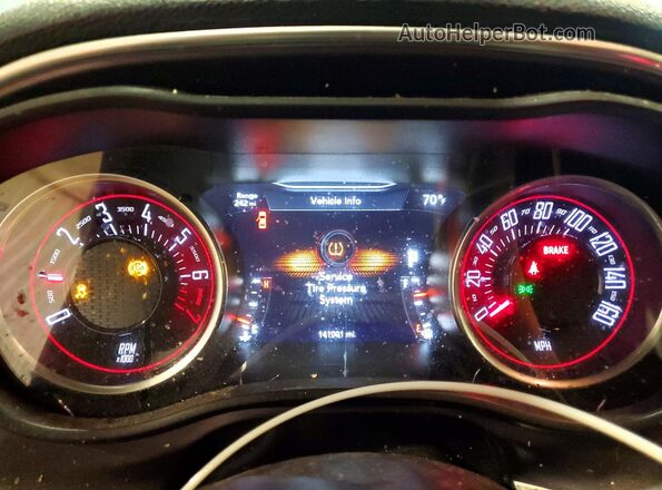 2C3CDZAG6HH659097 2017 DODGE CHALLENGER Silver Вид щитка приладів