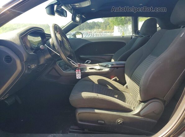 2C3CDZAG6KH603975 2019 DODGE CHALLENGER Black Vista interior delantera