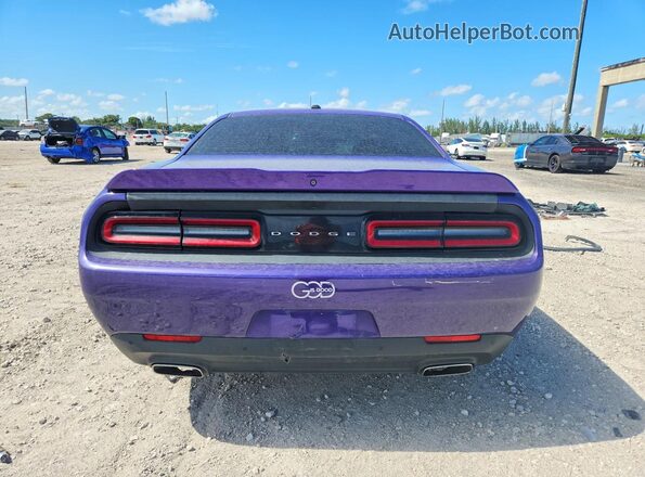 2C3CDZAG7JH305739 2018 DODGE CHALLENGER Фиолетовый Вид сзади