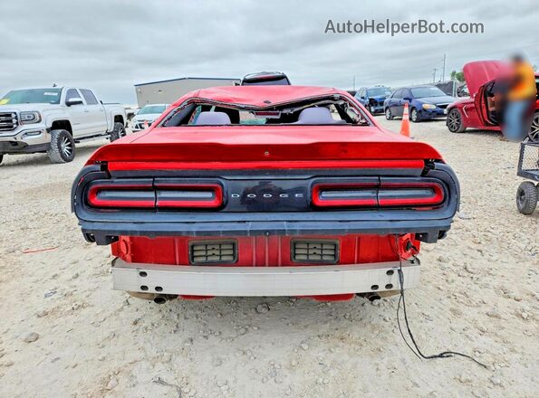 2C3CDZAG7KH560571 2019 DODGE CHALLENGER Красный Вид сзади