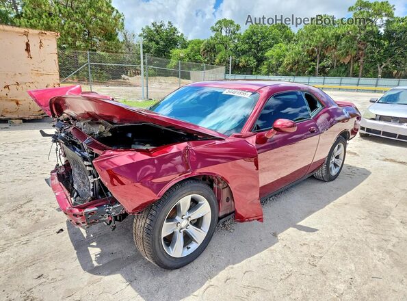 2C3CDZAG7MH502883 2021 DODGE CHALLENGER Maroon Przód lewy