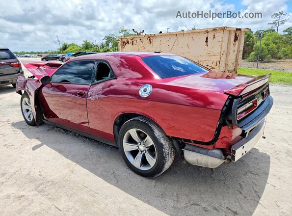 2C3CDZAG7MH502883 2021 DODGE CHALLENGER Maroon Tył lewy