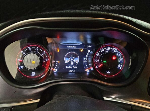 2C3CDZAG7MH599955 2021 DODGE CHALLENGER Серый Вид щитка приборов