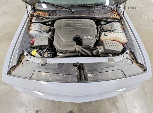 2C3CDZAG7MH599955 2021 DODGE CHALLENGER Серый Вид задней части салона
