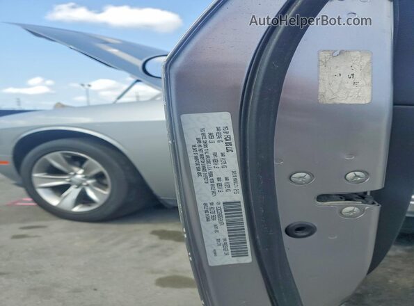 2C3CDZAG8GH201074 2016 DODGE CHALLENGER Серебряный Вид наклейки с VIN-кодом