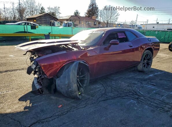 2C3CDZAG8HH592034 2017 DODGE CHALLENGER Темно-бордовый Передняя левая четверть
