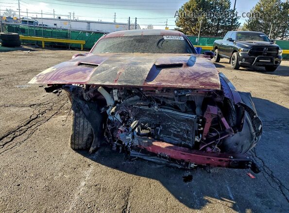 2C3CDZAG8HH592034 2017 DODGE CHALLENGER Темно-бордовый Вид спереди