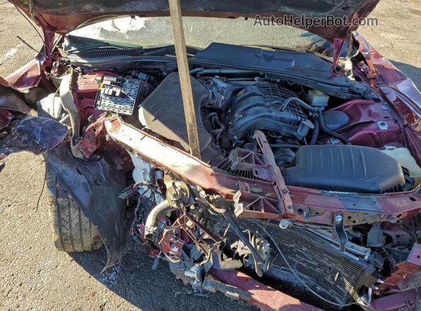 2C3CDZAG8HH592034 2017 DODGE CHALLENGER Темно-бордовый Вид задней части салона