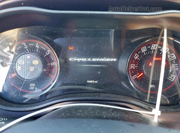2C3CDZAG8HH592034 2017 DODGE CHALLENGER Темно-бордовый Вид щитка приборов