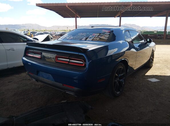 2C3CDZAG8NH149054 2022 DODGE CHALLENGER Синий Задняя правая четверть
