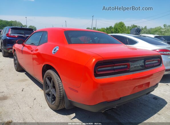 2C3CDZAG9GH306898 2016 DODGE CHALLENGER Оранжевый Задняя левая четверть