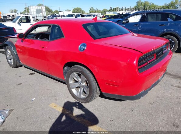2C3CDZAG9GH338105 2016 DODGE CHALLENGER Красный Задняя левая четверть