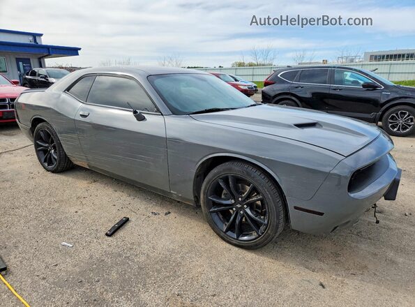 2C3CDZAG9JH287986 2018 DODGE CHALLENGER Серый Передняя правая четверть
