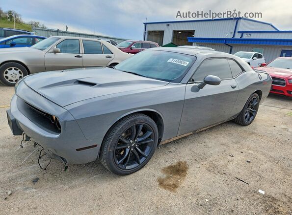 2C3CDZAG9JH287986 2018 DODGE CHALLENGER Серый Передняя левая четверть