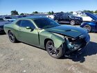 2018 Dodge Challenger Sxt Зеленый vin: 2C3CDZAG9JH318069
