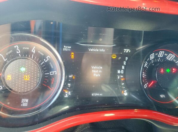 2C3CDZAG9LH149268 2020 DODGE CHALLENGER Black Instrument cluster view