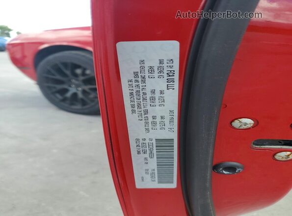 2C3CDZAGXHH665694 2017 DODGE CHALLENGER Красный Вид подкапотного пространства