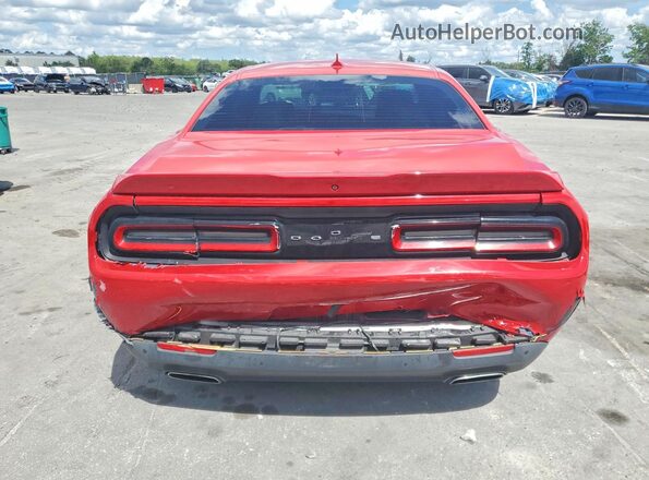 2C3CDZAGXHH665694 2017 DODGE CHALLENGER Красный Вид сзади