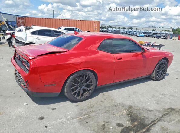 2C3CDZAGXHH665694 2017 DODGE CHALLENGER Красный Задняя правая четверть