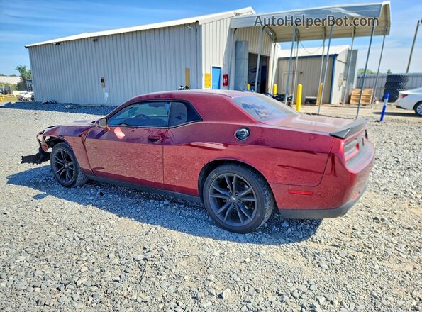 2C3CDZAGXJH280366 2018 DODGE CHALLENGER Burgundy Задня ліва чверть