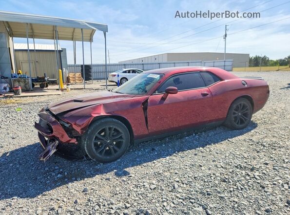 2C3CDZAGXJH280366 2018 DODGE CHALLENGER Burgundy Передня ліва чверть