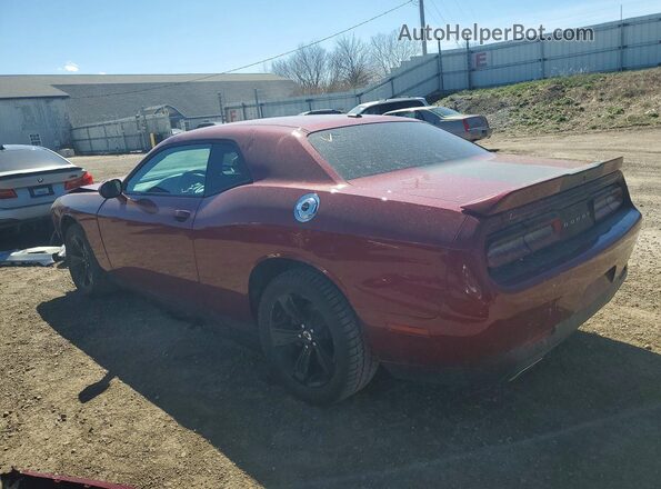 2C3CDZAGXKH744287 2019 DODGE CHALLENGER Красный Задняя левая четверть