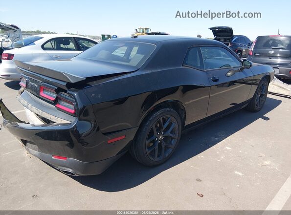 2C3CDZAGXLH113217 2020 DODGE CHALLENGER Черный Задняя правая четверть