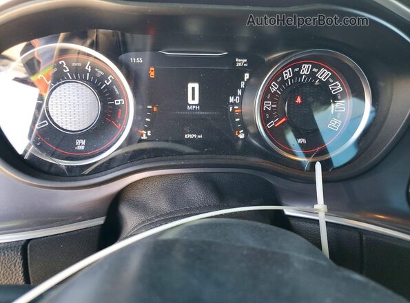 2C3CDZAGXLH213544 2020 DODGE CHALLENGER Charcoal Widok zestawu wskaźników