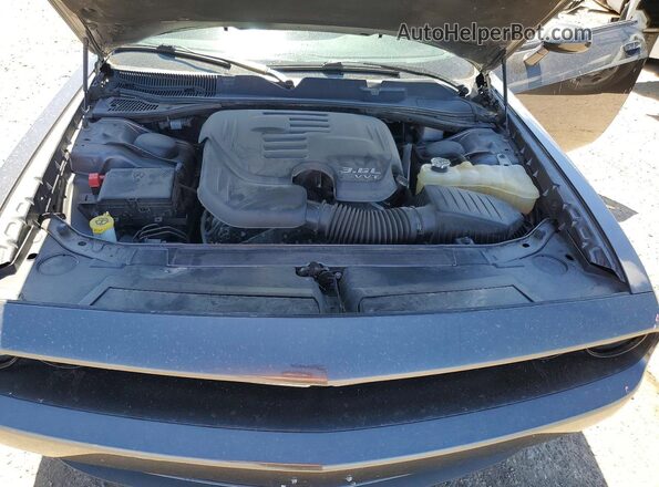 2C3CDZAGXLH213544 2020 DODGE CHALLENGER Charcoal Widok wnętrza z tyłu