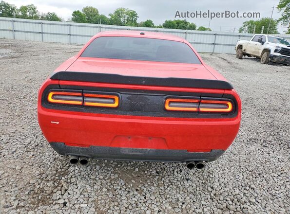 2C3CDZAGXMH586861 2021 DODGE CHALLENGER Красный Вид сзади