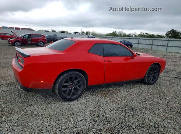2C3CDZAGXMH586861 2021 DODGE CHALLENGER Красный Задняя правая четверть