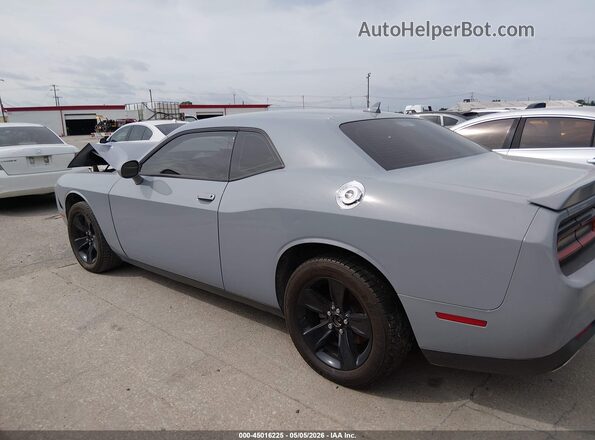 2C3CDZAGXNH165191 2022 DODGE CHALLENGER Серый Вид задней части салона