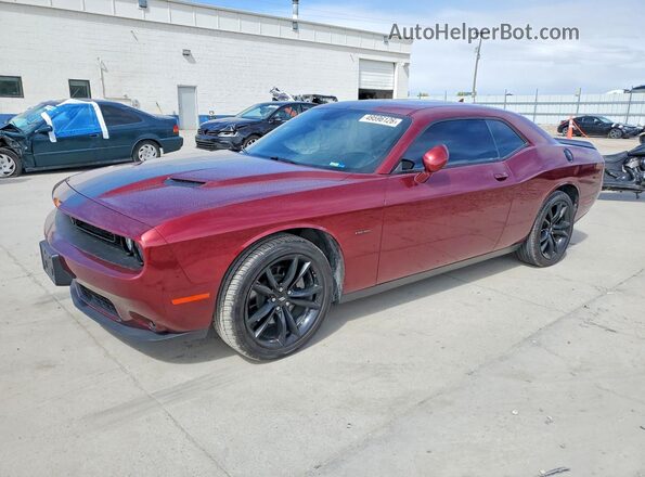 2C3CDZBT0HH648902 2017 DODGE CHALLENGER Темно-бордовый Передняя левая четверть