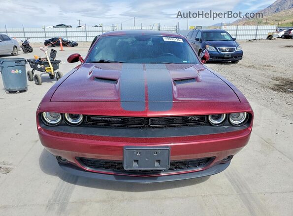 2C3CDZBT0HH648902 2017 DODGE CHALLENGER Темно-бордовый Вид спереди