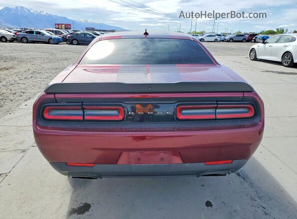 2C3CDZBT0HH648902 2017 DODGE CHALLENGER Темно-бордовый Вид сзади