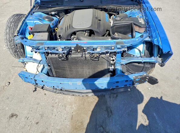 2C3CDZBT1GH232517 2016 DODGE CHALLENGER Синий Вид задней части салона