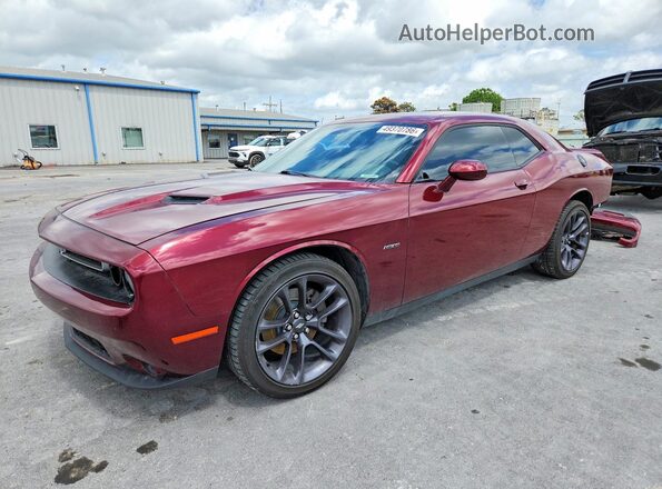 2C3CDZBT1JH168728 2018 DODGE CHALLENGER Maroon Front left
