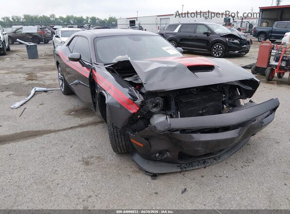 2C3CDZBT1MH505497 2021 DODGE CHALLENGER Серый Передняя правая четверть