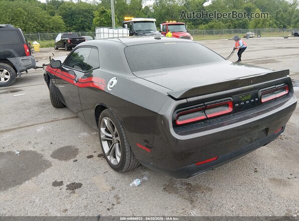 2C3CDZBT1MH505497 2021 DODGE CHALLENGER Серый Задняя левая четверть