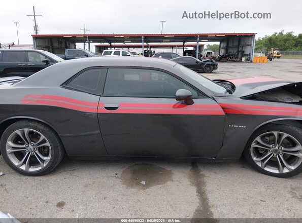 2C3CDZBT1MH505497 2021 DODGE CHALLENGER Серый Вид задней части салона