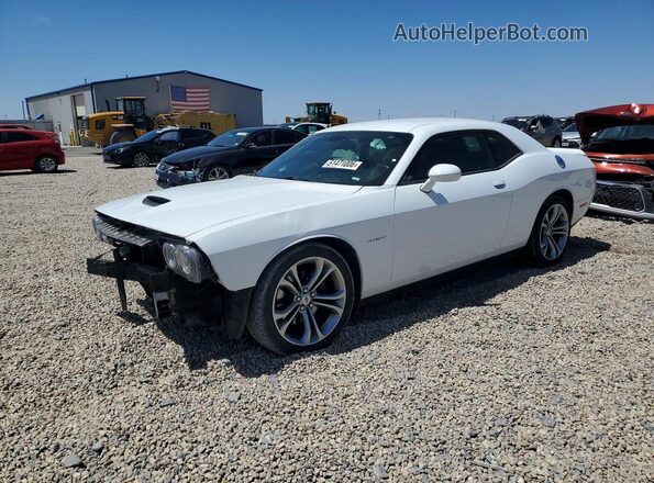 2C3CDZBT1MH526527 2021 DODGE CHALLENGER Белый Передняя левая четверть